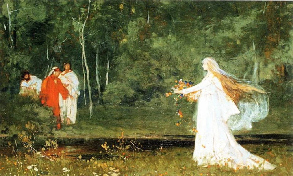 Dante incontra Matelda - Galleria d'Arte Moderna, Genova